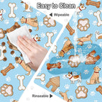 Dog Food Mat for Pet Cat Food Mat, Non-Slip Cat Pet Feeding Mats for Floor - Image 7
