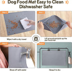 Dog Cat Food Mat for Food and Water Silicone Pet Feeding Mat Water Bowl Dish - Image 6