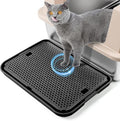 Large Cat Litter Box Step Mat, 16.5"x11.2" Cat Ramp Stairs, Cat Litter Catcher by Bartuke