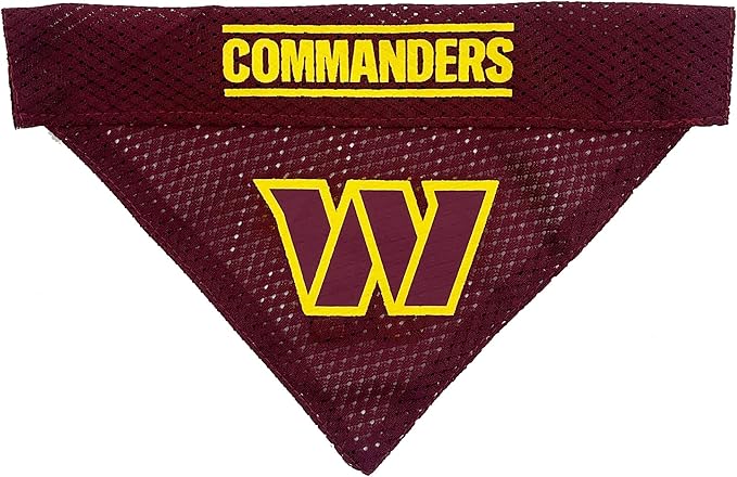 Pets First unisex adult NFL Pet Bandana, Washington Commanders, Large-Extra by PETSFIRST