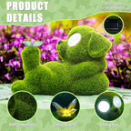 Solar Topiary Dog Garden Statue - Image 4