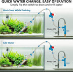 fishkeeper 50FT Aquarium Gravel Vacuum Water Changer - Image 2