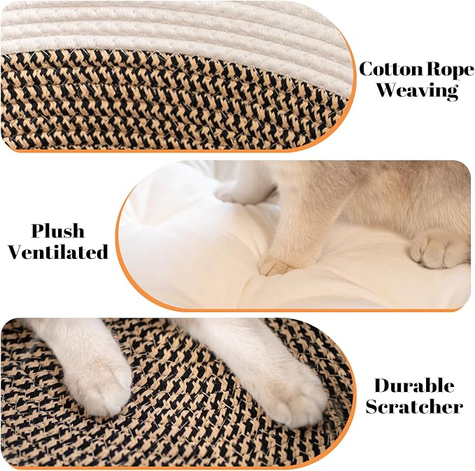 CHEERHOME PETS Cat Bed Basket - Image 4