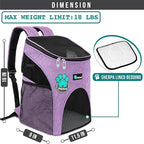PetAmi Small Dogs and Cat Backpack Carrier, Airline Approved Pet Backpack - Image 2