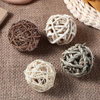 Skylety 15 Pieces Small Animal Chew Balls Rabbits Bunny Treat Chew Toys Guinea - Image 4