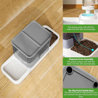 Yummy Sam Automatic Small Pet Feeder and Water Dispenser, 2 in 1 Gravity Cat - Image 4