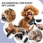 3-IN-1 Pet Deshedding and Grooming Tool, Grooming Brush - Image 6