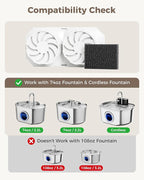 Official 9 Pack Replacement Filters & Pre-Filter Sponges - Image 2