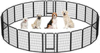 Yaheetech Dog Playpen Outdoor, 40 inch 24 Panels Dog Pen Indoor Heavy Duty by Yaheetech