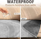 Ameritex Pet Bed Blanket Reversible 100% Waterproof Velvet Super Soft - Image 3
