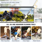 AKKEE Aquarium Vacuum Gravel Cleaner: 18W Gravel Vacuum - Image 5