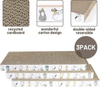 PatiencET Cardboard Cat Scratcher Pads, Catnip Included, - Image 2