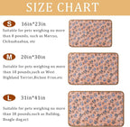 1 Pack 3 Blankets Super Soft Fluffy Premium Fleece Pet Blanket Flannel Paw - Image 3