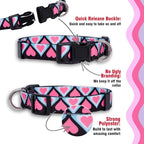 Native Pup Valentine’s Dog Collar- Valentines Day Pet Collars- Valentine Girly - Image 4