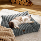 Bedsure ComfyFleece™ Cute Cat Couch - Image 8