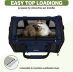 Cat Carrier 18x11x11 United Airline Approved, Top Loader Heavy Duty Softshell - Image 5