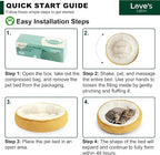 Love's cabin Round Donut Cat and Dog Cushion Bed, 20in Pet Bed - Image 8