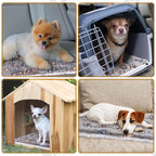 Tuanse 4 Pack Ultra Soft Dog Cat Bed Mat Small Animal Guinea Pig Bed - Image 5