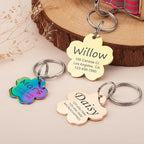 Anavia Personalized Pet ID Tags, Stainless Steel Glossy Laser Engraved Dog Cat - Image 3