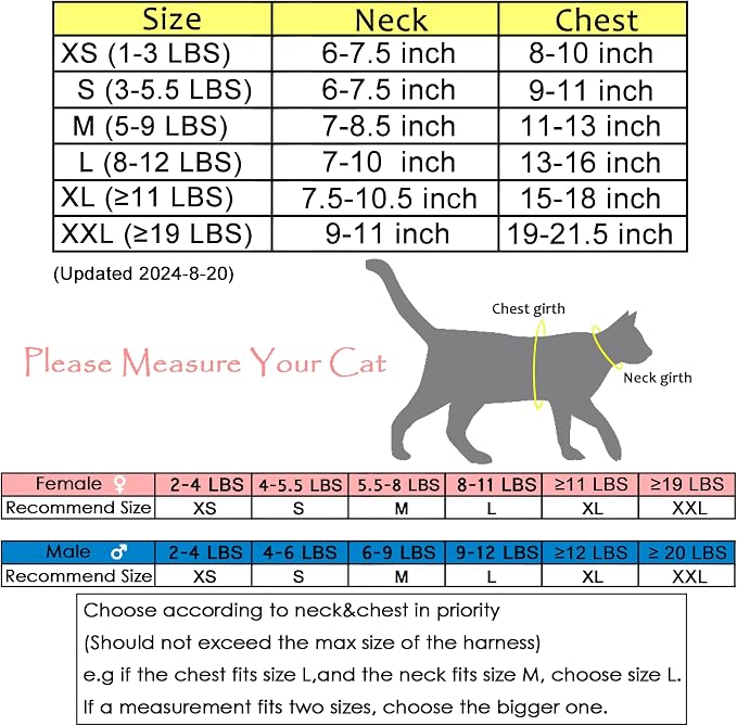 Tactical Cat Harness and Leash for Walking Escape Proof, Adjustable Cat Walking - Image 2