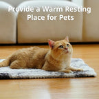 Self Warming Cat Bed, Non-Slip Heated Dog Mat Thermal Blanket - Image 6