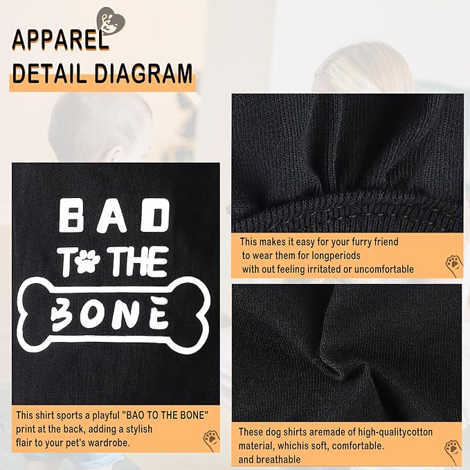 Discover Cozy Cotton Canine Wear: Soft, Lightweight, and Breathable Dog Shirt - Image 3