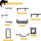 NUNU LAB Wall Mounted Cat Furniture Set - Image 5