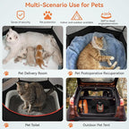 Black Dog Cat Playpen, Puppy Pet Playpen Indoor - Image 3
