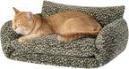 Hollypet Cat Bed Fluffy Plush Mutifuctional Double-Layer Soft Pet Couch by Hollypet