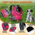YUDODO Dog Front Carrier Backpack, Adjustable Breathable Pet Carrier - Image 3