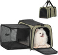Petsfit 19"X12" X12" Expandable Pet Carrier, Square Expansion Reduces Pet by Petsfit