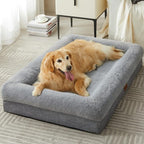 BFPETHOME Orthopedic Dog Beds for Extra Large Dogs, Washable Large Pet by BFPETHOME