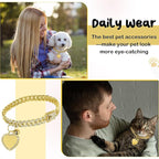 Hillban Dog Chain Gold-Plated Diamond Collar - Image 6