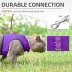 PUPTECK Soft Mesh Cat Vest Harness and Leash Set Puppy Padded Pet Harnesses - Image 4
