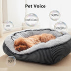 SIWA MARY Small Dog Beds for Small Dogs Washable, Rectangle Dog Bed Medium Size - Image 2