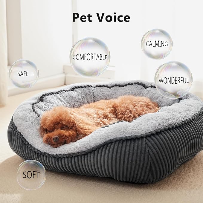 SIWA MARY Medium Dog Bed for Medium Large Dogs, Rectangle Dog Bed Medium Size - Image 2