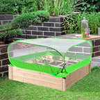 Pop-up Garden Mesh Plant Cover Outdoor Tent Garden Cover Mesh Bird and Pest - Image 7