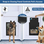 CEESC Dog Door for Pets Up to 45 lb, Weatherproof Pet Door for Cats and Dogs - Image 4