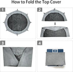 PETIME Top Cover Sun/Rain Proof Provide Shade and Security - Image 6