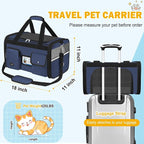 HUANLANG Cat Carrier Airline Approved, Soft-Sided Dog Carriers - Image 5
