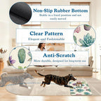 Cactus Flower Pet Feeding Mat for Floors–Christmas Stocking Absorbent Quick Dry - Image 4