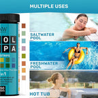 Pool Test Strips 8-in-1, 150 Quick and Accurate Pool and Hot Tub Test Strips - Image 5