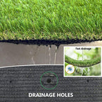 Artificial Grass Rug Outdoor Indoor 5FTX99FT Fake Grass Carpet Green Synthetic - Image 5