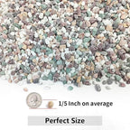 5LB Succulent and Cactus Gravel Pebbles, 1/5 Inch Natural Decorative Polished - Image 2