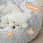 WNPETHOME Donut Dog Beds Large Sized Dog, Anti-Anxiety Caming Large Pet Bed - Image 2