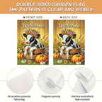 Fall Garden Flag Welcome Calf Animal Garden Flag Farm 12x18 Inch Double Sided - Image 4
