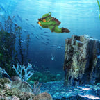 onesimcr Floating Fish Tank Decorations, Aquarium Decorations, Lovely Diver - Image 5