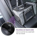 Dog Carriers for Small Dogs, Cat Carrier Travel, Expandable, Collapsible - Image 3