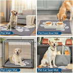 Buganda Dog Door Mat for Muddy Paws, Absorbent Dirt Trapper Washable Indoor - Image 9