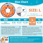 Inflatable Dog Cone with Transparent Shield, Protective Dog Donut Collar After - Image 3